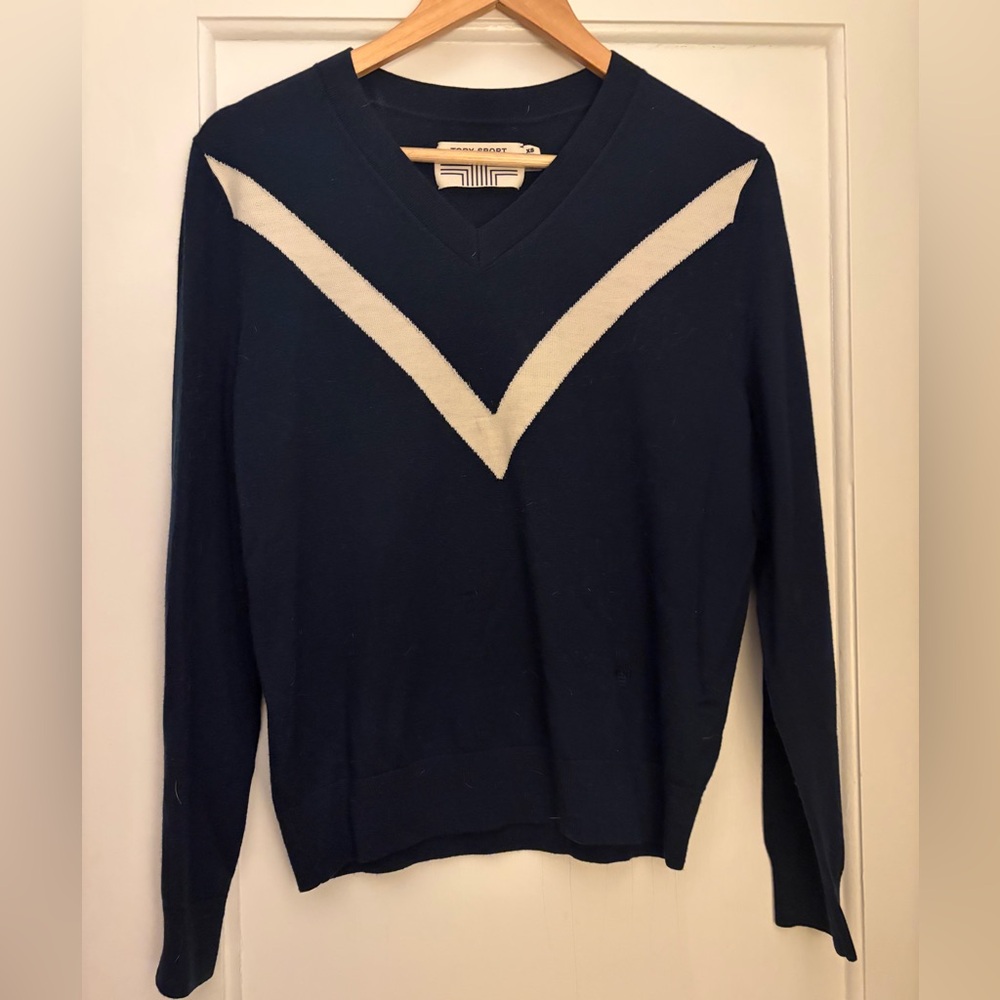 Tory Sport Merino Wool Pullover